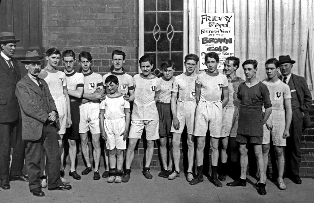 Group of Sportsmen  -  Who?  When?  Where?