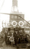 Trawler  -  1. Where is it? - possibly Granton Middle Pier.  2. When was the photograph taken