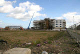 Granton Western Harbour  -  Looking north-east towards Granton Milldle Pier from near Oxcraig Street  -   30 June 2004