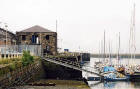 Edinburgh Waterfront  -  Moorings in Granton's Eastern Harbour, seen from Middle Pier  -  3 August 2002