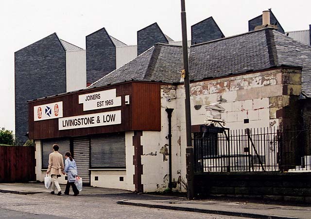 Edinburgh Waterfront  -  Livingstone & Low in West Granton Road  and United Wire Works  -  3 August 2003