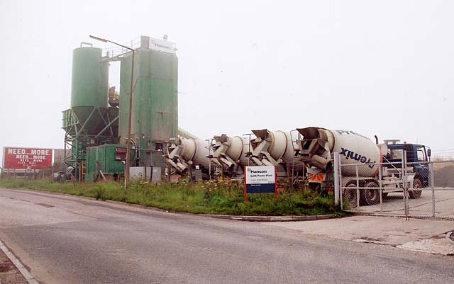 Edinburgh Waterfront  -  Premix Concrete  -  West Shore Road  -  4 August 2002