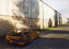 Edinburgh Waterfront  -  Old Car  -  19 August 2002