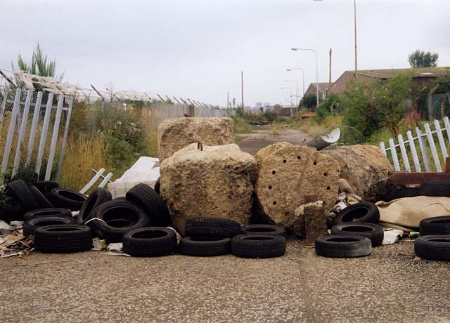 Edinburgh Waterfront  -  Stones  -  September 2002