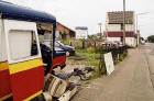 Edinburgh Waterfront  -  Outside William Waugh's scrapyard  -  25 August 2002