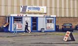 Edinburgh Waterfront  -  Nicky's Place, serving hot and cold food, near the entrance to Granton Harbour  -  25 August 2002