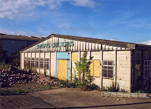 Edinburgh Waterfront  -  Sheriff's Chemicals, West Shore Road  -  6 October 2002