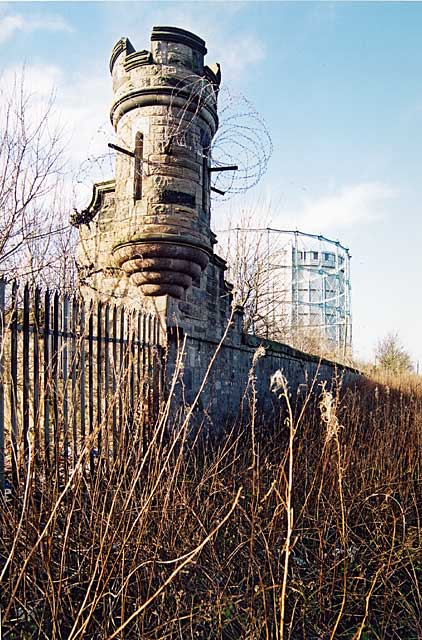 Granton Castle Wall + Gasometers