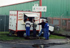 The Snack Bar, at its new position in West Harbour Road  -  30 June 2004