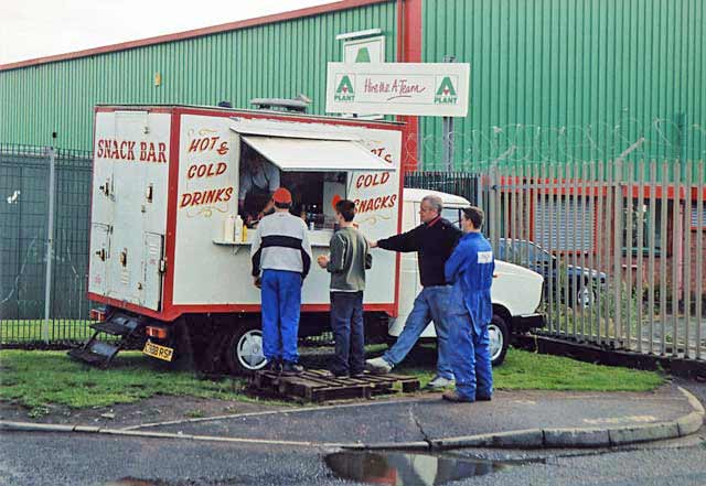 The Snack Bar, at its new position in West Harbour Road  -  30 June 2004