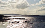 View along the Firth of Forthe towards the Forth Bridges, from West Shore Road
