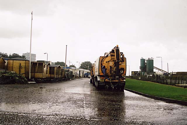 Edinburgh Waterfront  -  Beside West Shore Road in Bleak Weather