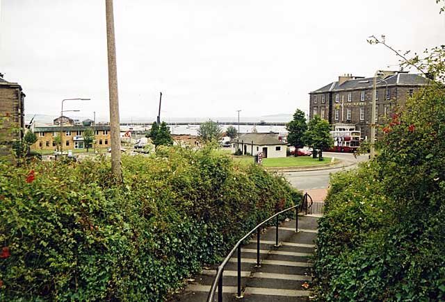 Edinburgh Waterfront  -  Looking down on Granton Square