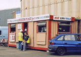 Edinburgh Waterfront  -  Derek's Place, selling hot and cold food, close to the entrance to Middle Pier, Granton Harbour  -  12 August 2005