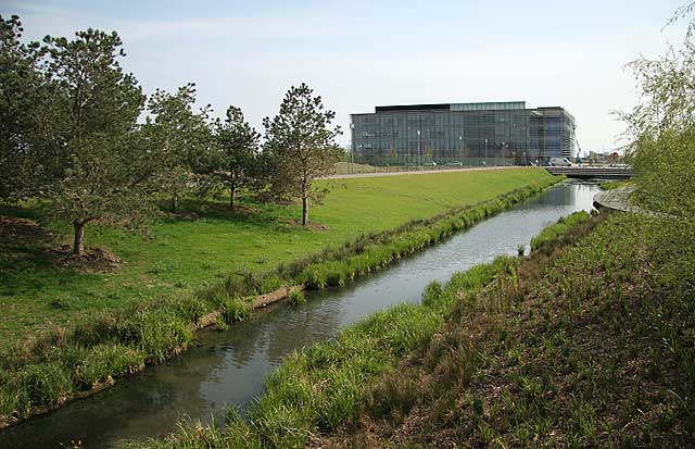 Forth Quarter Park  -  a new park under construction at Edinburgh Waterfront  -  2006