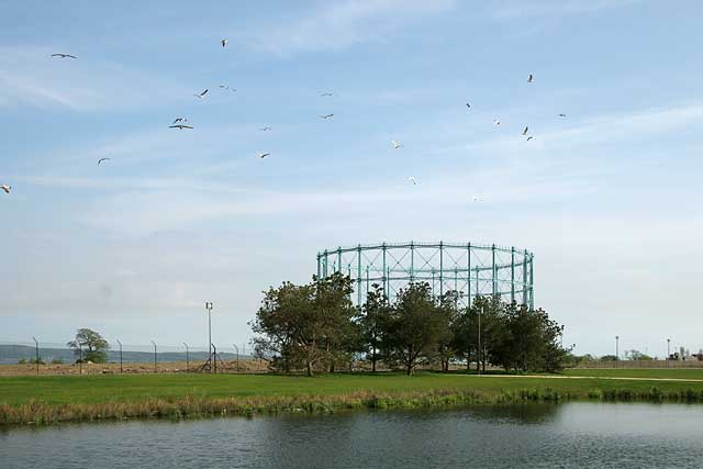 Forth Quarter Park - a new park under construction at Edinburgh Waterfront - 2006