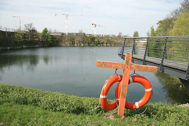 Forth Quarter Park - a new park under construction at Edinburgh Waterfront - 2006