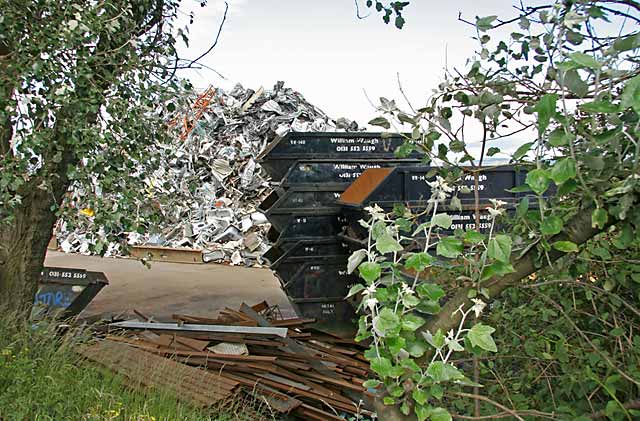 Edinburgh Waterfront  -  William Waugh scrap yard  -  July 2006