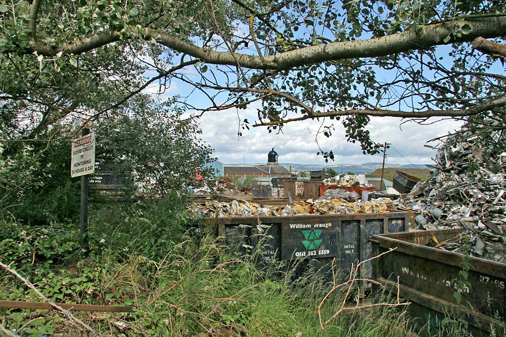 Edinburgh Waterfront  -  William Waugh scrap yard  -  July 2006