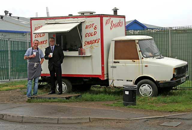 The Snack Bar, at its new position in West Harbour Road  -  30 June 2004