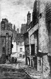 Sketch by Reginald P Phillimore - High School Wynd