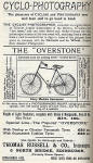 Thomas Russell  -  Advertisement in Transactions of the Edinburgh Photographic Society, 1893