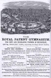 Advert in the Edinburgh & Leith Post Office Directory  -  1868  -  Royal Patent Gymnasium, Royal Crescent Park