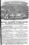 Advert in the Edinburgh & Leith Post Office Directory  -  1869  -  Royal Patent Gymnasium, Royal Crescent Park