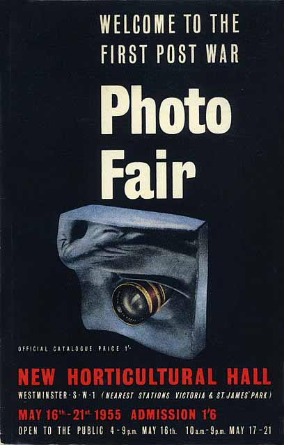 Advert for Photo Fair 1955, held at Royal Horticultural Hall, London