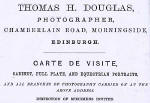 Adverts in the Edinburgh & Leith Post Office Directories  -  Photographers