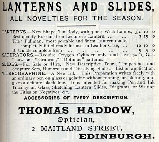 Adverrt  -  Thomas Haddow  -  1894