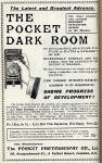 Photographic Dealers  - A H Baird  -  Adverts in his journal, Photographic Chat  - 1903  -  Pocket Dark Room