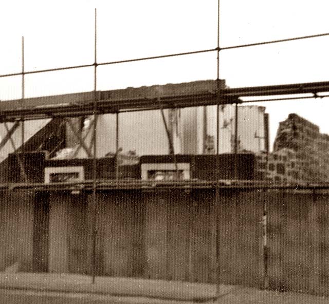 Gorgie Cottages being demolished - 1974