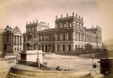 The General Post Office from the steps of Register House  -  Photograph by Valentine taken before 1871