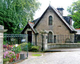 Gatehouse to Balmwell Restaurant and the grounds containing St Catherine's Balm Well