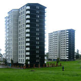 Fala Court and Soutra Court, Gracemount  -  High rise flats, 2009 - soon to be demolished