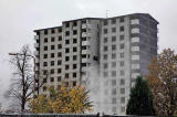 Gracemount Flats, SE Edinburgh  -  Demolition, Oct 2009