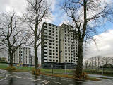 Gracemount High Rise  Flats, SE Edinburgh  -  October 24, 2009 - One day before Demolition