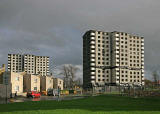 Gracemount High Rise  Flats, SE Edinburgh  -  October 24, 2009 - One day before Demolition