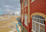 Granton Gas Works Station - View to the north from station steps  -  2011