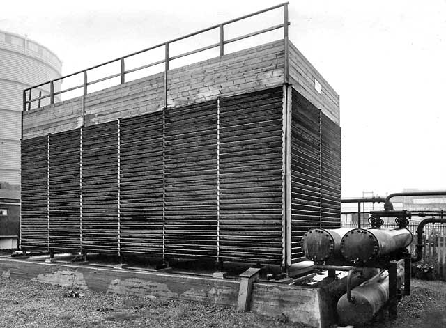 The cooling tower at Granton Ice Works, West Shore Road, Granton  -  Early 1950s