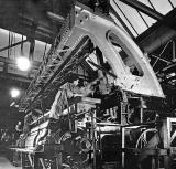 View of workers and machinery inside United Wire Works, Granton Park Avenue, Granton