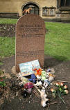 Gravestone to Greyfriar's Bobby at Greyfriar's Church