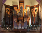 Greyfriars Church  -  Organ pipes at the west end of the church