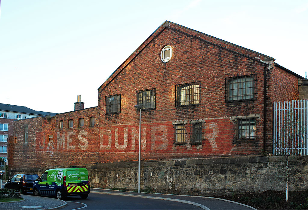 James Dunbar's former Lemonade Works, Albion Road, Edinburgh  -  Photographed September 2013