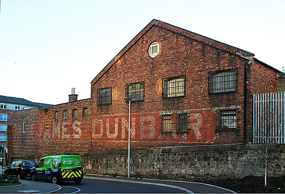 James Dunbar's former Lemonade Works, Albion Road, Edinburgh  -  Photographed September 2013