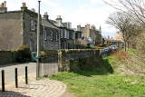 The site of Jeanie Deans Cottage on the western edge of Holyrood Park  -  April 2006