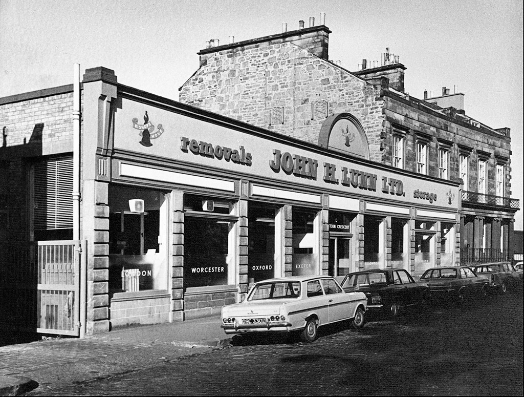 Premises of John H Lunn, 6 Hope Crescent, Edinburgh  -  Around 1970