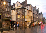 John Knox House, High Street, Edinburgh  -  on a winter afternoon