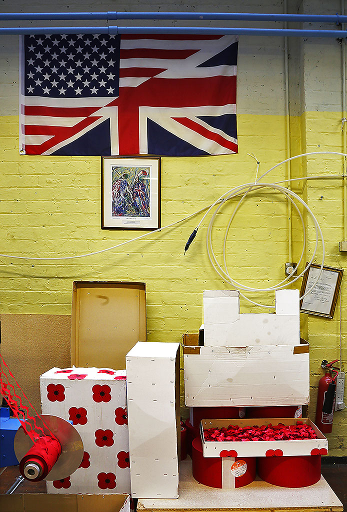 The Lady Haig Poppy Factory, Warriston, Edinburgh - Photo taken January 2015